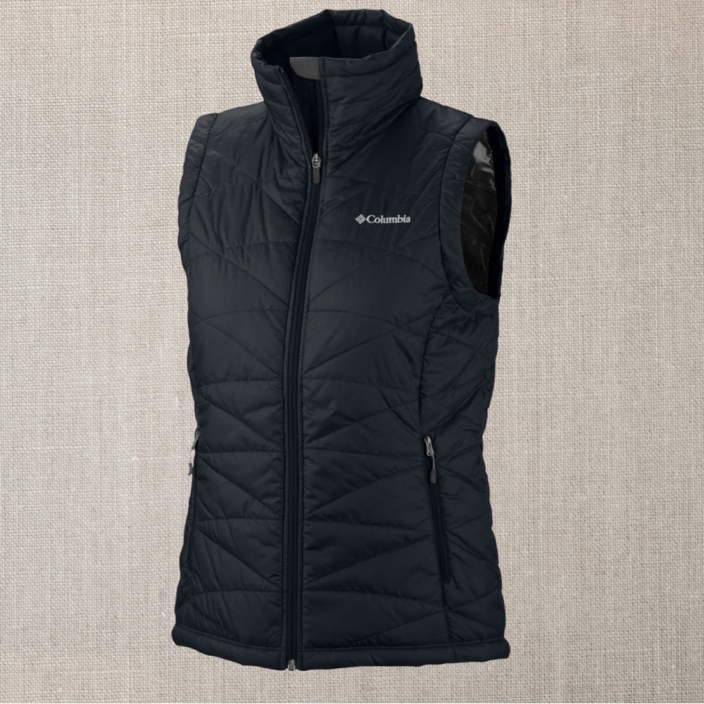 Columbia Black Omni Heat Mighty Lite III Vest
